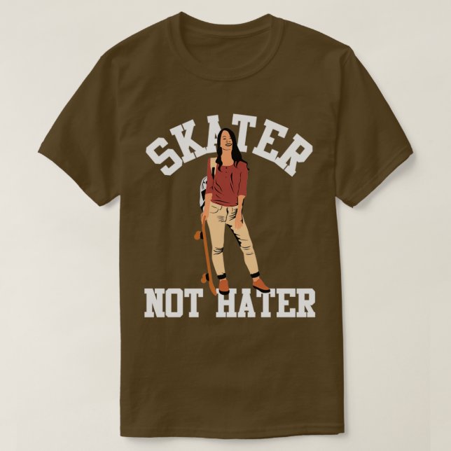 Camiseta El patinador no el odio (Diseño del anverso)