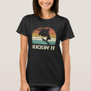 Camiseta El patinaje deportivo retro Kickin It