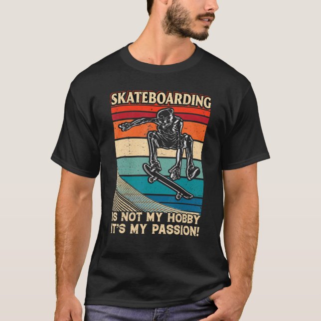 Camiseta El patinaje no es mi afición, es mi diversión de p (Anverso)