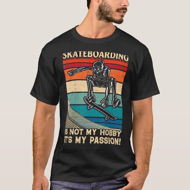 Camiseta El patinaje no es mi afición, es mi diversión de p (Anverso)