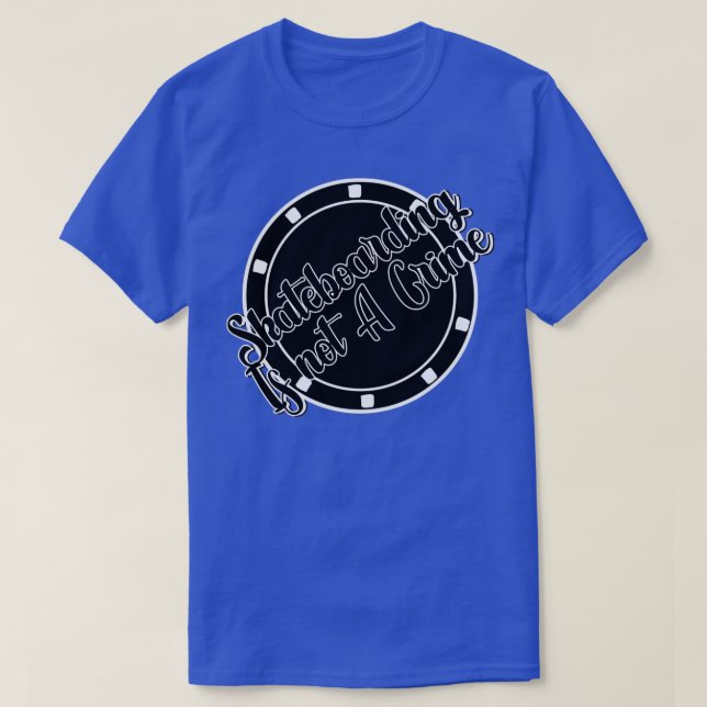 Camiseta El patinaje no es un crimen 59 (Diseño del anverso)