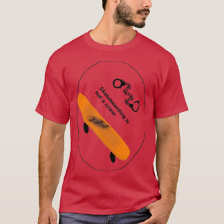 Camiseta el patinaje no es un delito 2 2