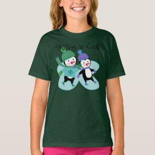 Camiseta El patinaje sobre pingüinos es Guay