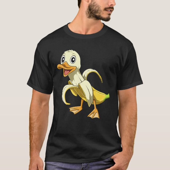 Camiseta El pato bananero que ama a Banana es gracioso (Anverso)
