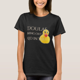 Camiseta El pato de goma de Doula pone en evidencia al niñ