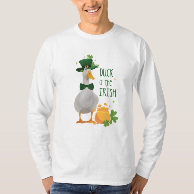 Camiseta El pato del día de los patronos en Irlanda (Anverso)