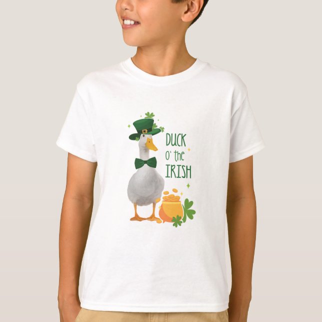 Camiseta El pato del día de los patronos en Irlanda (Anverso)