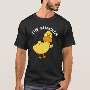 Camiseta El Pato Divertido Pato Quacken Pun Fondo Oscuro