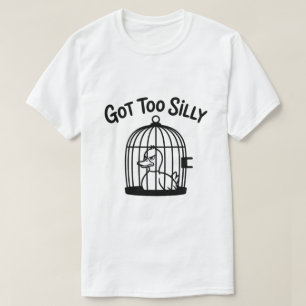 Camiseta El pato está demasiado fastidiado con humor en jau