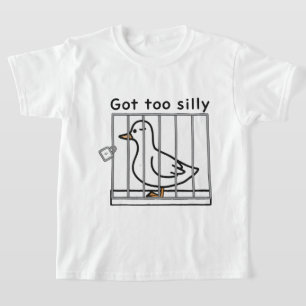 Camiseta El pato está demasiado fastidiado con humor en jau