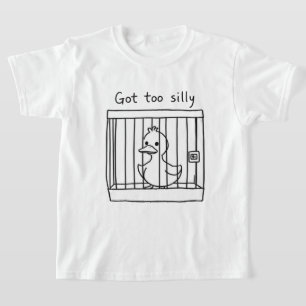 Camiseta El pato está demasiado fastidiado con humor en jau