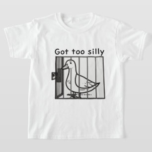Camiseta El pato está demasiado fastidiado con humor en jau