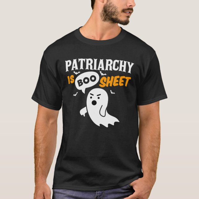 Camiseta El patriarcado desaprueba la Hallowe Fantasma (Anverso)