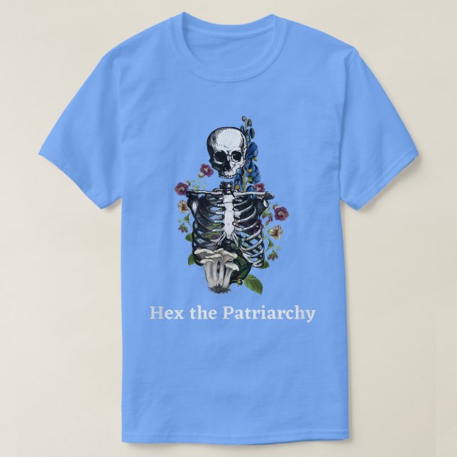 Camiseta El patriarcado Feminismo Gótico y feminista Punk  (Diseño del anverso)