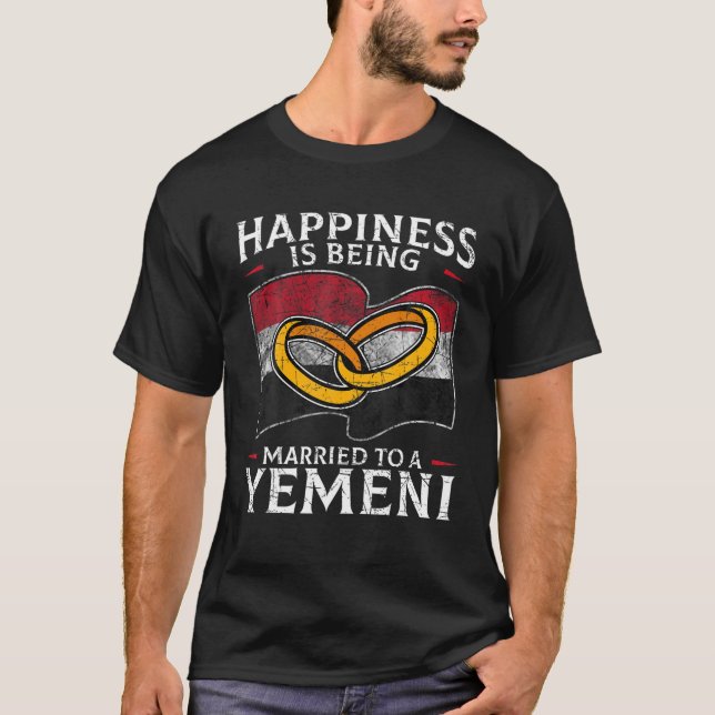 Camiseta El patrimonio yemení de la Boda yemení se debe a l (Anverso)