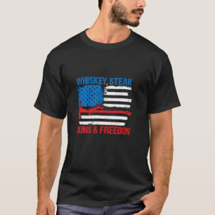Camiseta El patriota estadounidense de la libertad y las ar