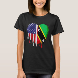 Camiseta El patriota kitano-americano nevisiano crece en su