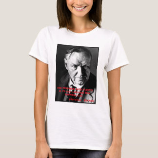 Camiseta El patriotismo de Clarence Darrow odia injusticia