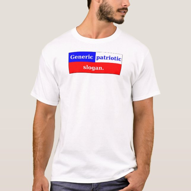 Camiseta El patriotismo no es una novedad (Anverso)