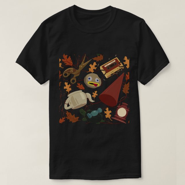 Camiseta El patrón de la pared del jardín (Diseño del anverso)
