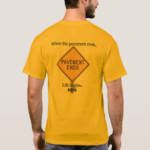 Camiseta El pavimento termina II