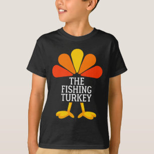 Camiseta El Pavo de Pesca Divertido Día de Acción de Gracia