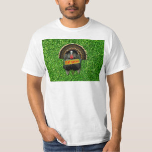 Camiseta El pavo orgulloso de SlipperyJoe come jamón colgar