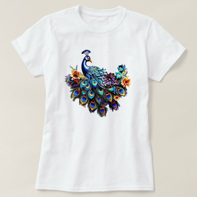 Camiseta El Pavo Real Regio (Diseño del anverso)