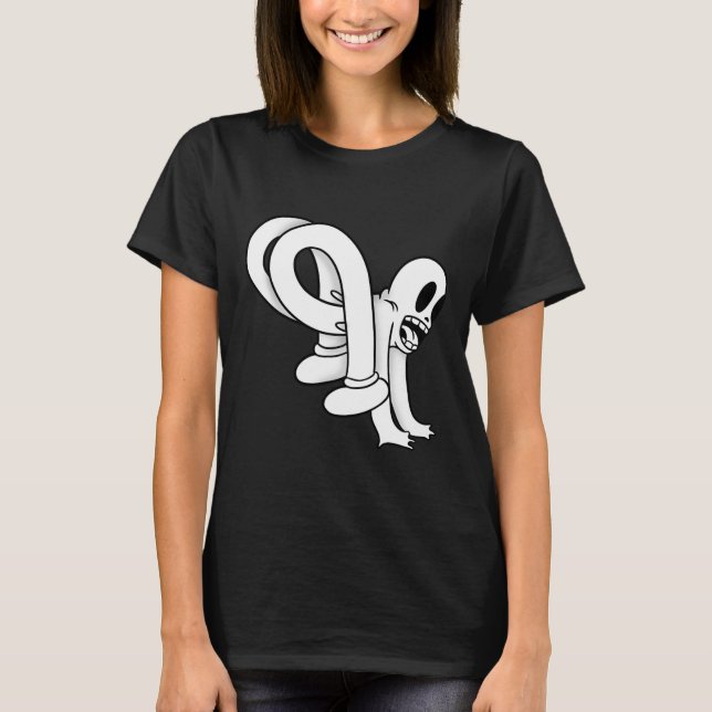 Camiseta El Payaso Fantasma Twisty Blackwork  (Anverso)