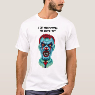 Camiseta El Payaso Sospechoso Asesino Zombie Horror Arte