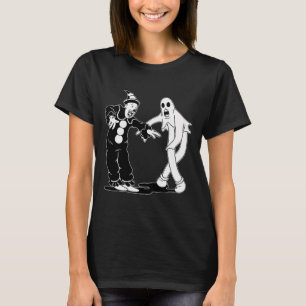 Camiseta El Payaso Y El Fantasma Bailando