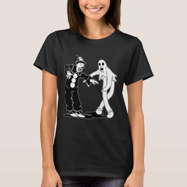 Camiseta El Payaso Y El Fantasma Bailando (Anverso)