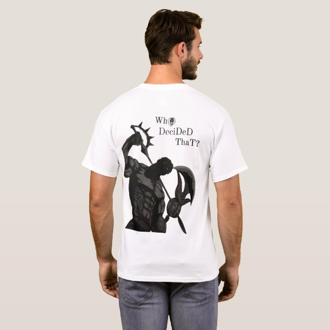 Camiseta el pecado de orgullo (Reverso completo)