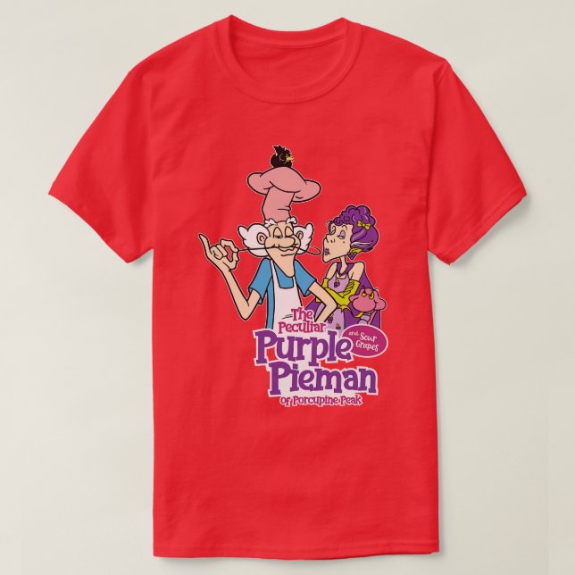Camiseta El peculiar morado del piano (Diseño del anverso)