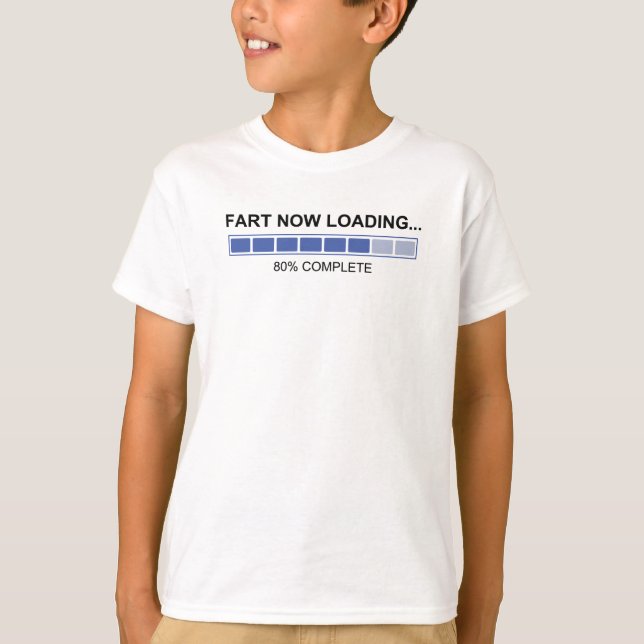 Camiseta El pedo ahora cargando el humor negro azul (Anverso)