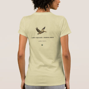 Camiseta El Pelícano Marrón. Casi Desapareció. Se Dispar