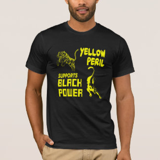 Camiseta El peligro amarillo es compatible con el poder neg