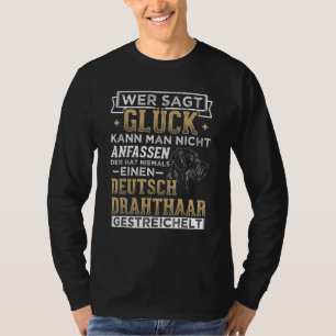 Camiseta El pelo de alambre alemán que estrangula al dueño