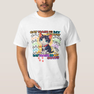 Camiseta El Pelo de Gato Es Mi Outfit