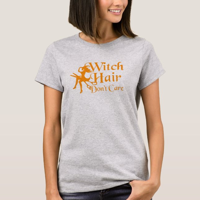 Camiseta El pelo de la bruja no cuida (Anverso)