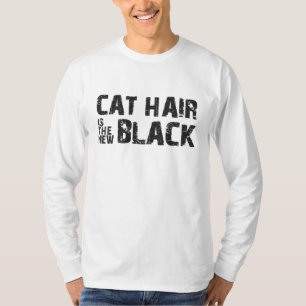 Camiseta El pelo del gato es el nuevo negro