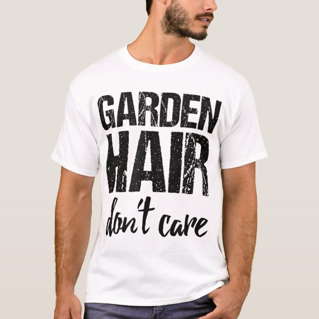 Camiseta El pelo del jardín no le importa (Anverso)
