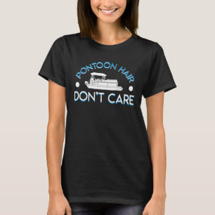Camiseta El pelo el pontón del amante del barco el pontón