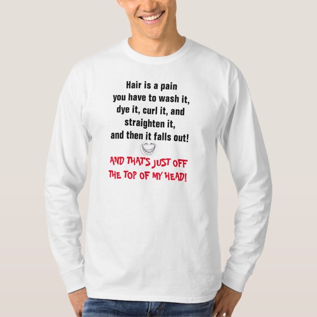 CAMISETA EL PELO ES UN DOLOR    (Anverso)