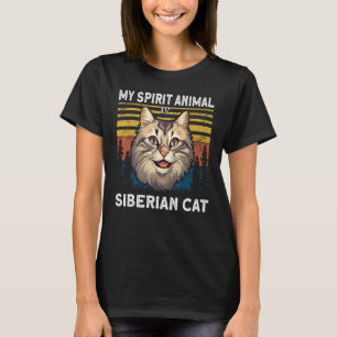 Camiseta El pelo largo ruso, mi animal espiritual, es un al