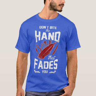 Camiseta El Peluquero Estilista Del Pelo No Se Mueve La Man