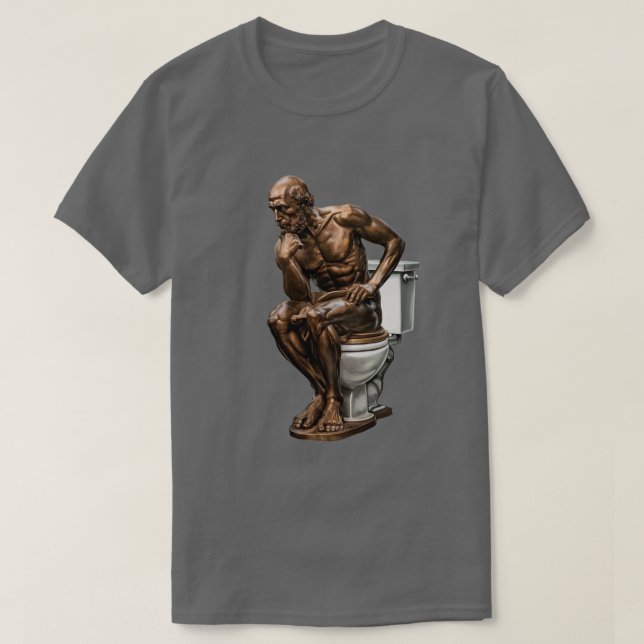 Camiseta El Pensador Divertido  (Diseño del anverso)