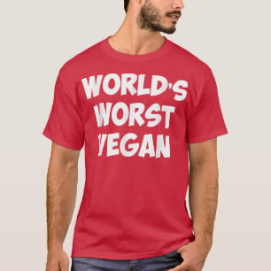 Camiseta El peor amante de la carne vegetariana del mundo