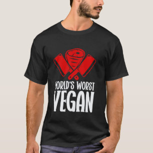 Camiseta El peor carnicero vegano del mundo
