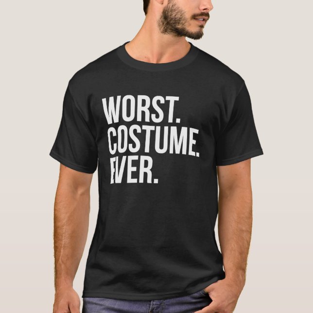 Camiseta El peor disfraz de Halloween (Anverso)